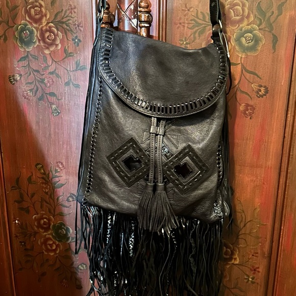 RARE Free People Nightshade Messenger Bag - Picture 4 of 6